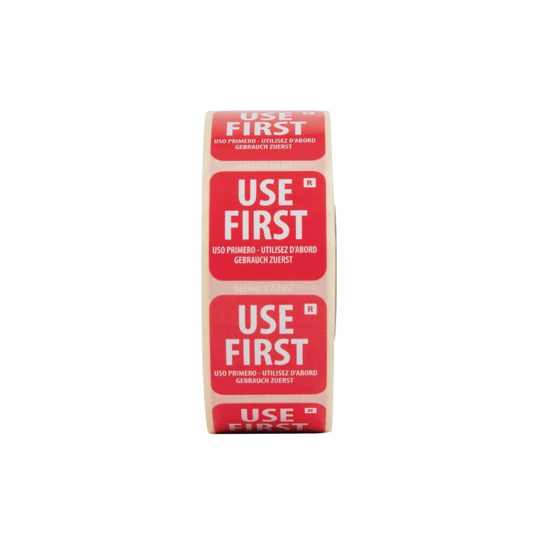 Hygiplas Etikett 25Mm Use First (1000 Stück)