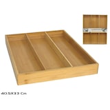 thumbnail of BERGNER Crazy Ger - Houten besteklade met 3 vakken, 40,5 × 33 × 4,5 cm