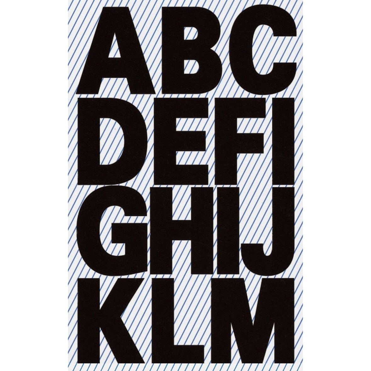 Avery Zweckform® 3784 3784 Buchstaben-Etiketten - A-Z, 25 mm, schwarz, selbstklebend, wetterfest, 28 Etiketten