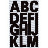 thumbnail of Avery Zweckform® 3784 3784 Buchstaben-Etiketten - A-Z, 25 mm, schwarz, selbstklebend, wetterfest, 28 Etiketten