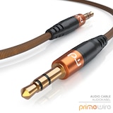 thumbnail of Primewire 3,5-mm-Klinke Audio-Kabel, AUX, Klinkenkabel, Metallstecker, Klinke Verbindungskabel, Audiokabel - 2m