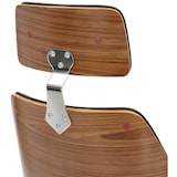 thumbnail of Dudeco Cadeira Escritório Chicago Nogueira e preto