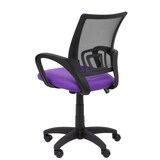 thumbnail of Vianos Silla  con mecanismo basculante y  Respaldo de malla en color negro y asiento tapizado en tejido bali color lila