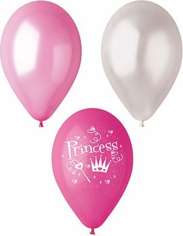 72 Luftballons Ø 29 cm farbig sortiert `Princess` Prinzessin