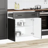 thumbnail of vidaXL Küchenunterschrank Porto Schwarz Holzwerkstoff