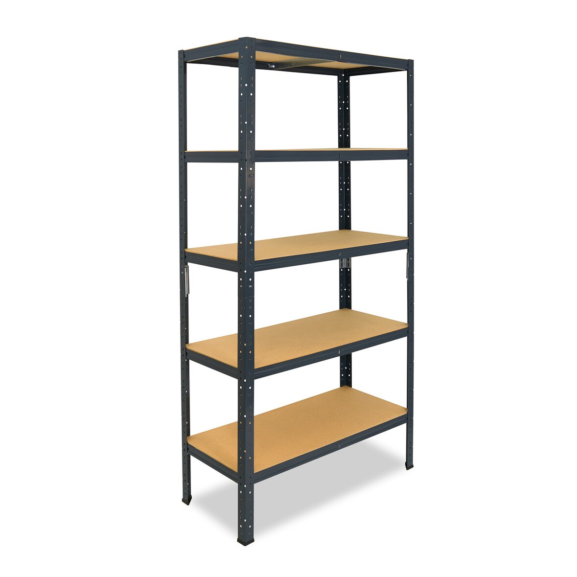 shelfplaza HOME Schwerlastregal 180x130x50 cm in anthrazit mit 5 Böden und 150 kg Traglast pro Boden