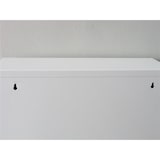 thumbnail of Pisa Schuhschrank mit 4 Klappen/ Türen in Metall weiss. Fertig montiert geliefert.