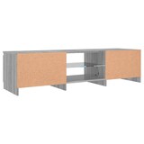 thumbnail of vidaXL TV-Schrank mit LED-Leuchten Grau Sonoma 140x40x36 cm