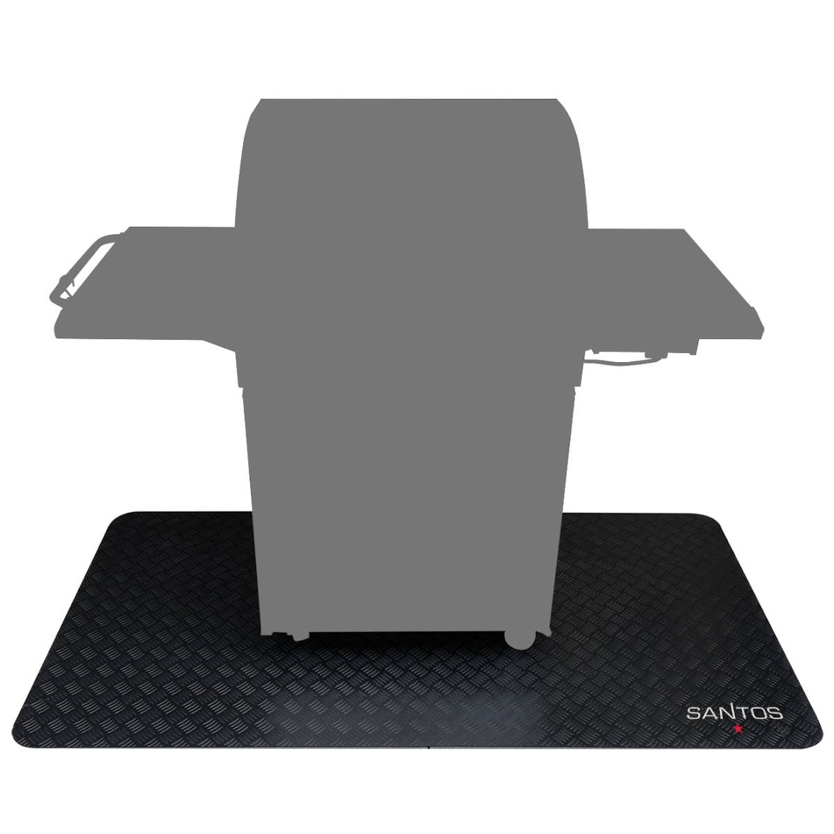 SANTOS BBQ Grillmatte Bodenschutz  190 x 100 cm