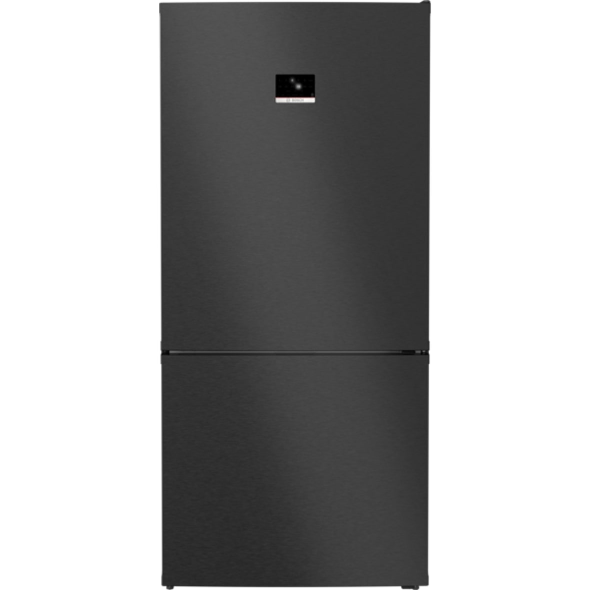 Bosch Serie 8 KGP86AXB0N Freistehende Kühl-Gefrier-Kombination mit Gefrierbereich unten, 186 x 86 cm, Edelstahl schwarz