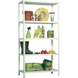 thumbnail of SimonRack Metallregal mit Schrauben 1800x800x500 mm, 5 Böden, 100 kg Biegepunkt, Weiss - Comfort