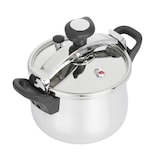 thumbnail of Olla express 6 L JATA OPC6 de acero inoxidable. 3 sistemas de seguridad. Apta para todas las cocinas, incluida inducción. Súper rápida. Fácil uso