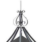 thumbnail of Pergola Almeria, rond tuinpaviljoen, stevig stalen frame Ø 3m ~ grijs