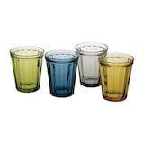 thumbnail of Olympia Cabot getafelte Glas Tumbler blau 26cl (6 Stück)