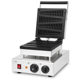thumbnail of VERTES wafelijzer op stokje, 4 stuks, 0–300 °C regelbaar, 1800 W, RVS, timer, antiaanbak, koel handvat