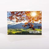 thumbnail of Gutscheinkarte Set A6 12+12 Stück Mountain landscapes by seasons 300g
