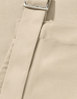 thumbnail of AMSTERDAM - Recycled Bib Apron with Pocket: One Size / White