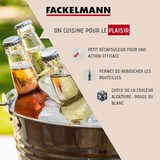 thumbnail of Décapsuleur et rebouche bouteille 2 en 1 Fackelmann Basic