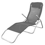 thumbnail of Bäderliege anthrazit Relaxliege Sonnenliege Saunaliege Klappliege Kippliege