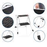 thumbnail of Escada dobrável SOLID W1 branco hjh OFFICE