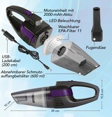 thumbnail of CLEANmaxx Akku-Handstaubsauger - kabel- & beutellos - mit EPA-Filter & LED-Licht