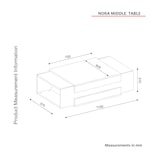 thumbnail of Couchtisch Nora Beige Granit Optik