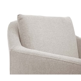 thumbnail of Lote de 6 silla de comedor HWC-H93, silla de cocina sillón silla ~ tela/textil crema-beige
