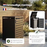 thumbnail of 4gardenz® Premium Kliko Ombouw 3 bakken - Containerombouw  - Zwart