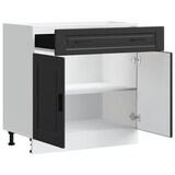 thumbnail of vidaXL Küchenunterschrank Porto Schwarz Holzwerkstoff