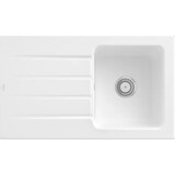 thumbnail of Villeroy&Boch Rechteckiges Spülbecken, Küchenspüle mit Abtropffläche Architectura 50 Stone White 86x51cm,3350 01 R1