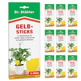 thumbnail of Effektive Gelbsticks zur Bekämpfung fliegender Insekten wie die weiße Fliege, Trauermücke & Blattlaus: 120 Stück