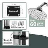 thumbnail of Outdoor Solardusche 35 Liter inkl. Wasserspeicher - Mit Abdeckung | Solar Gartendusche warmes Wasser Pooldusche Campingdusche