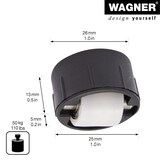 thumbnail of WAGNER Bohrsenk-Lenkrolle ROLLER MINI - Ø 15 mm, hart, Kugellager, Gehäuse Ø 26/25 x 13/5 mm, Tragkraft 50 kg - 01701601