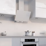 thumbnail of Wiggo WE-D531G(W) - Schuine Afzuigkap - 50cm - Wit Glas