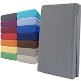 thumbnail of Spannbettlaken Boxspringbett 100% Baumwolle 180-200x220 cm Grau