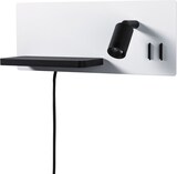 thumbnail of Paulmann LED Wandleuchte Serra USB C   2700K 520lm / 180lm 230V 5,5W / 2,6W dimmbar Weiß matt#Schwarz matt 71103
