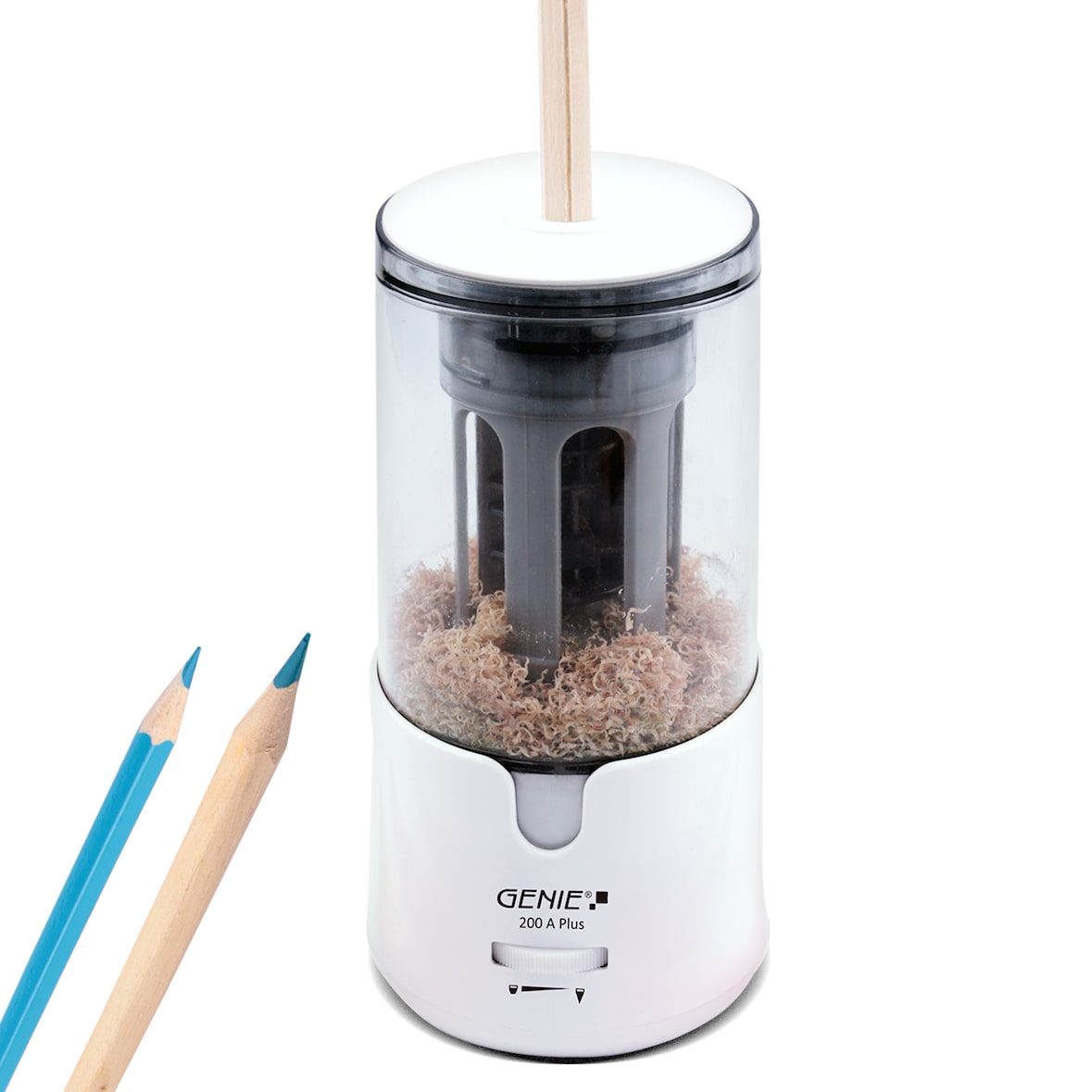 Genie 200A Elektrischer Bleistiftspitzer Profi-Anspitzer Ø 6-12mm Netzbetrieb