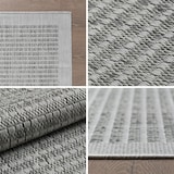 thumbnail of Balkonteppich Einfarbig Wetterfest Waschbar Strapazierfähig Terrasse Garten Schadstoffgeprüft Grau 240x340 cm – ORIANA von Kadima Design