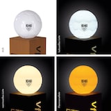 thumbnail of VfB Stuttgart LED-Dekosäule Rost-Optik mit Leuchtkugel - 84 cm - braun