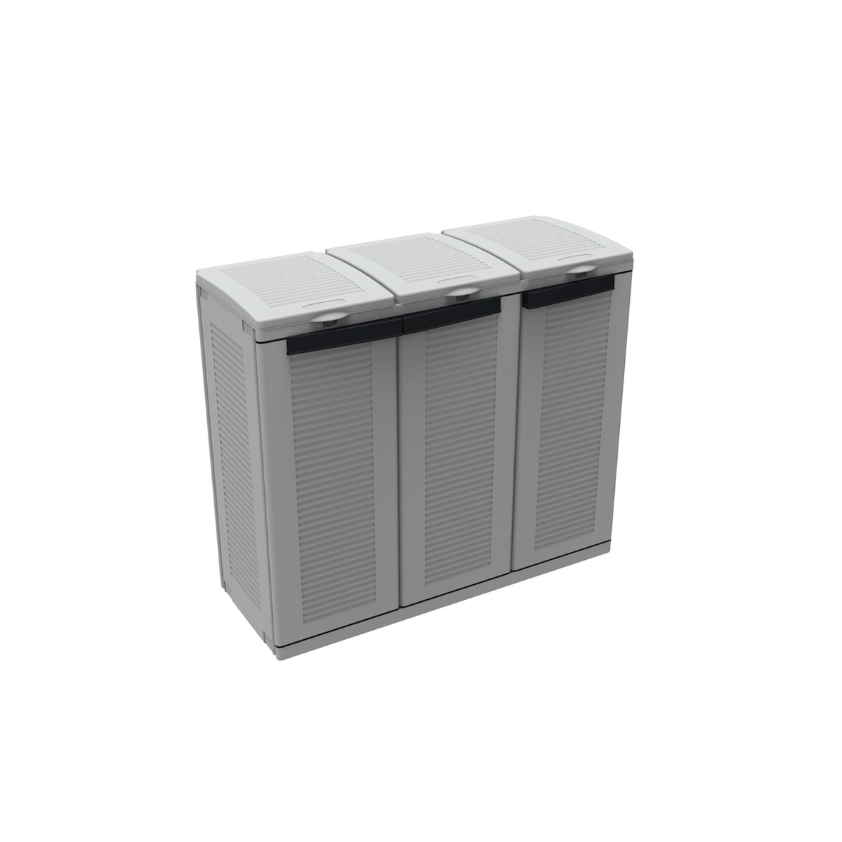 Terry Ecocab3 Polipropilene 102x39x88,7CM Raccolta differenziata Grigio