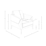 thumbnail of Angel Cerdá  Donkergrijze leren fauteuil 5134C