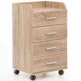thumbnail of FineBuy Rollcontainer 70,5 cm Standcontainer Bürocontainer mit Rollen Modern