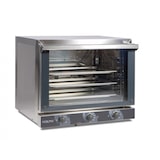 thumbnail of Horno de Convección Eléctrico con Grill ABC Nerone 4 GN 1/1 | Doble Turbina | Acero Inoxidable | 686x660x580 mm