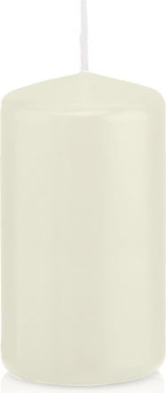 Stumpenkerzen Elfenbein 80 x Ø 38 mm, 24 Stück