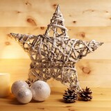 thumbnail of WellHome - Stella di Natale luminosa con 15 LED bianco caldo 40x40x10cm