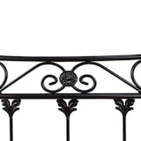 thumbnail of Cabecero de forja Córdoba, color Negro. Cabezal para cama de 105 cm, Cama 110 cm x 125