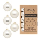 thumbnail of 30 Weihnachtskugeln 6cm Glas Christbaumkugeln Weihnachtsbaumkugeln champagner