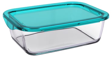 METRO PROFESSIONAL Recipiente para conservar alimentos, vidro, 122 cl, com tampa, turquesa