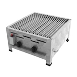 thumbnail of ChattenGlut Professional Gastrobräter 2-flammig Tischgerät 9,0kW und Einzelne Edelstahlstäbe als Rost
