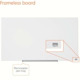 thumbnail of Nobo Quadro Branco de Vidro Panorâmico 45", 1000x560mm